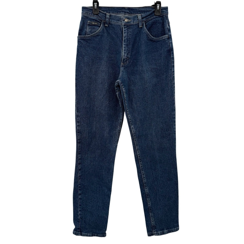 Wrangler Relaxed‎ Fit Tapered Mom Jeans Women's 100% Cotton Medium Wash 10x32